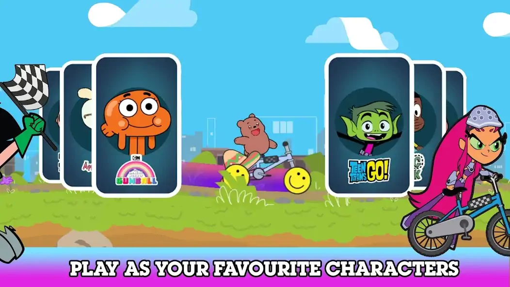 Download Cartoon Network BMX Champions [MOD, Unlimited money/coins] + Hack [MOD, Menu] for Android