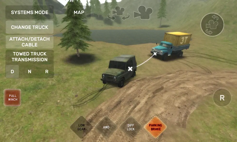 Download Dirt Trucker: Muddy Hills [MOD, Unlimited money] + Hack [MOD, Menu] for Android