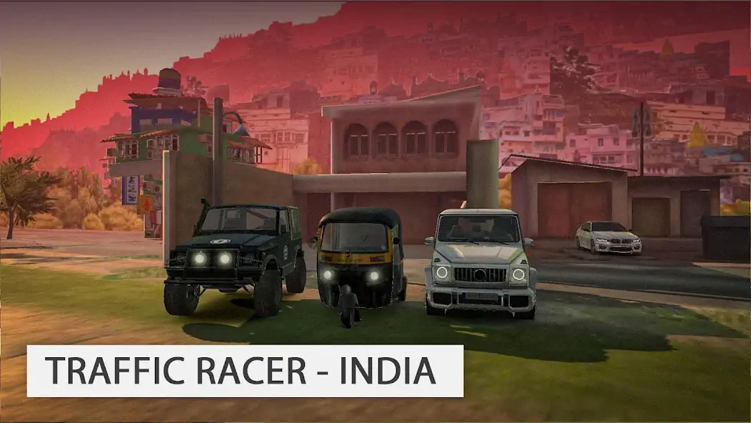 Download Traffic Car Racer - India [MOD, Unlimited coins] + Hack [MOD, Menu] for Android