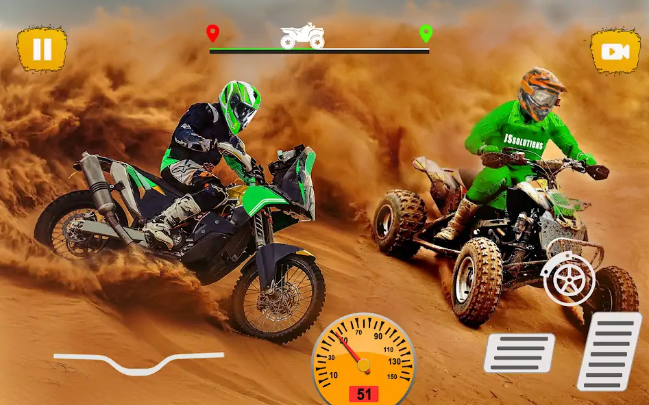 Download MX vs ATV: Quad Racing legend [MOD, Unlimited money/gems] + Hack [MOD, Menu] for Android