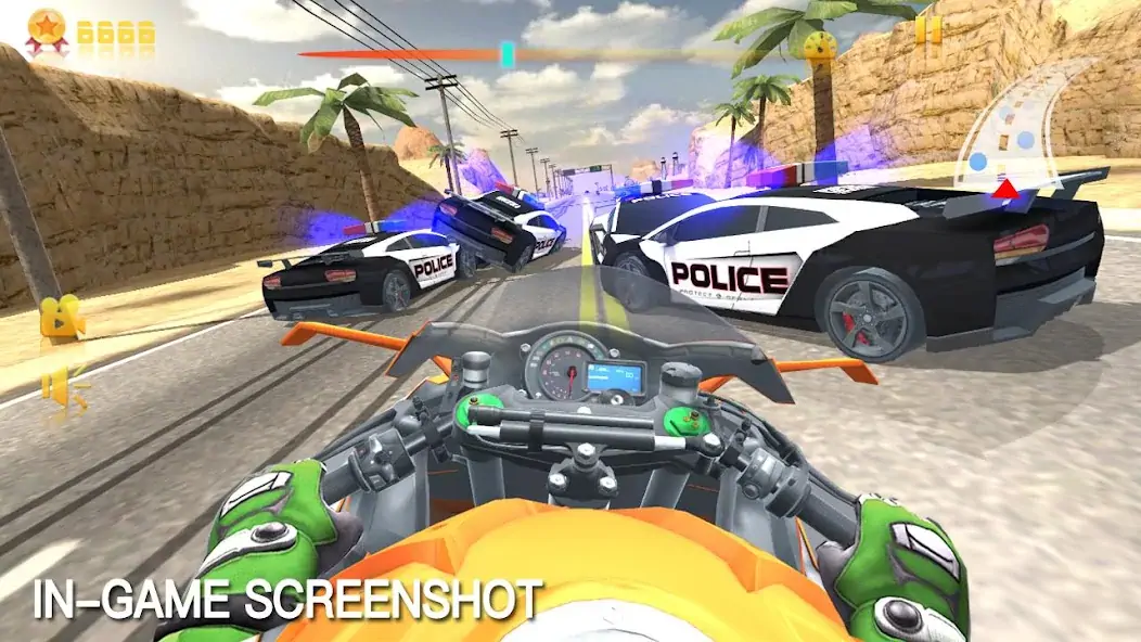 Download Traffic Speed Moto Rider 3D [MOD, Unlimited money/gems] + Hack [MOD, Menu] for Android