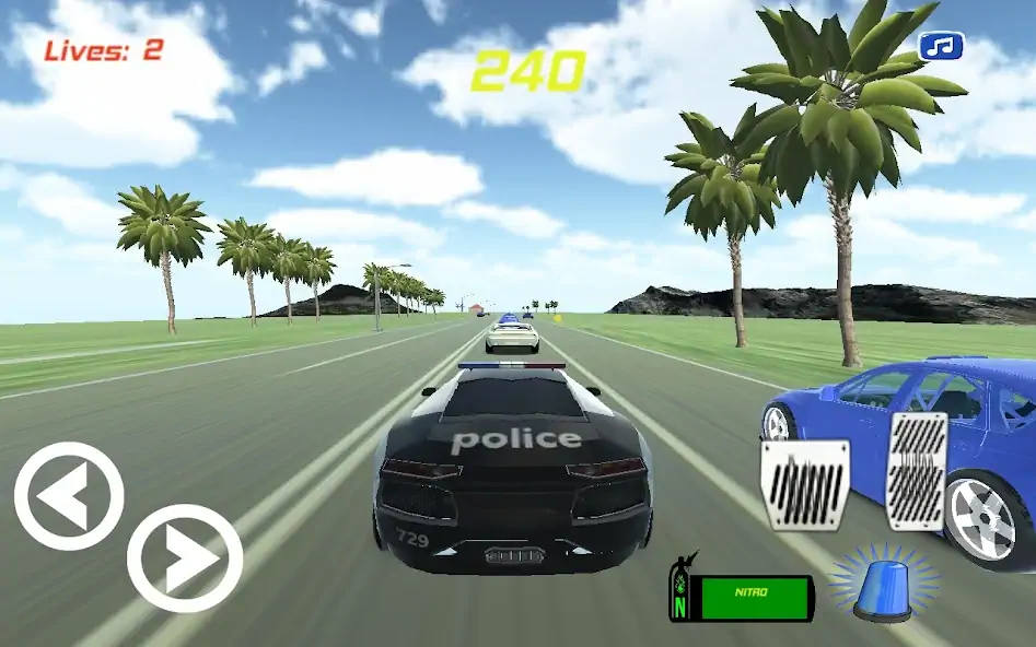 Download Police Car Racing [MOD, Unlimited coins] + Hack [MOD, Menu] for Android