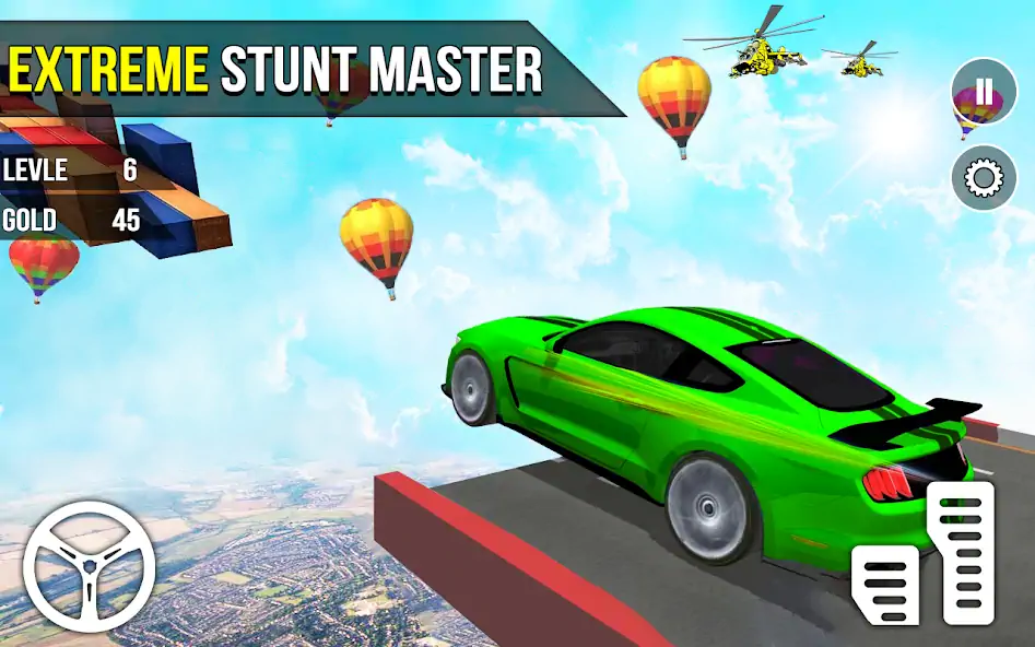 Download Car Stunt 3D Car Racing Game [MOD, Unlimited coins] + Hack [MOD, Menu] for Android