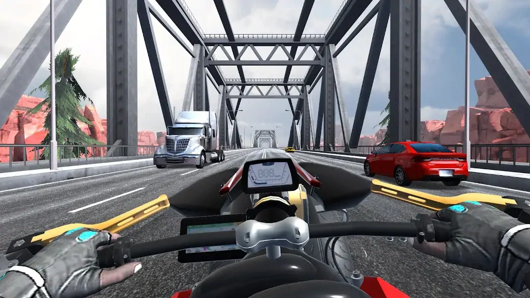 Download Traffic Bike Driving Simulator [MOD, Unlimited money/coins] + Hack [MOD, Menu] for Android