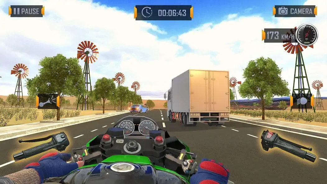 Download Highway Motorbike Drag Racing [MOD, Unlimited money/coins] + Hack [MOD, Menu] for Android