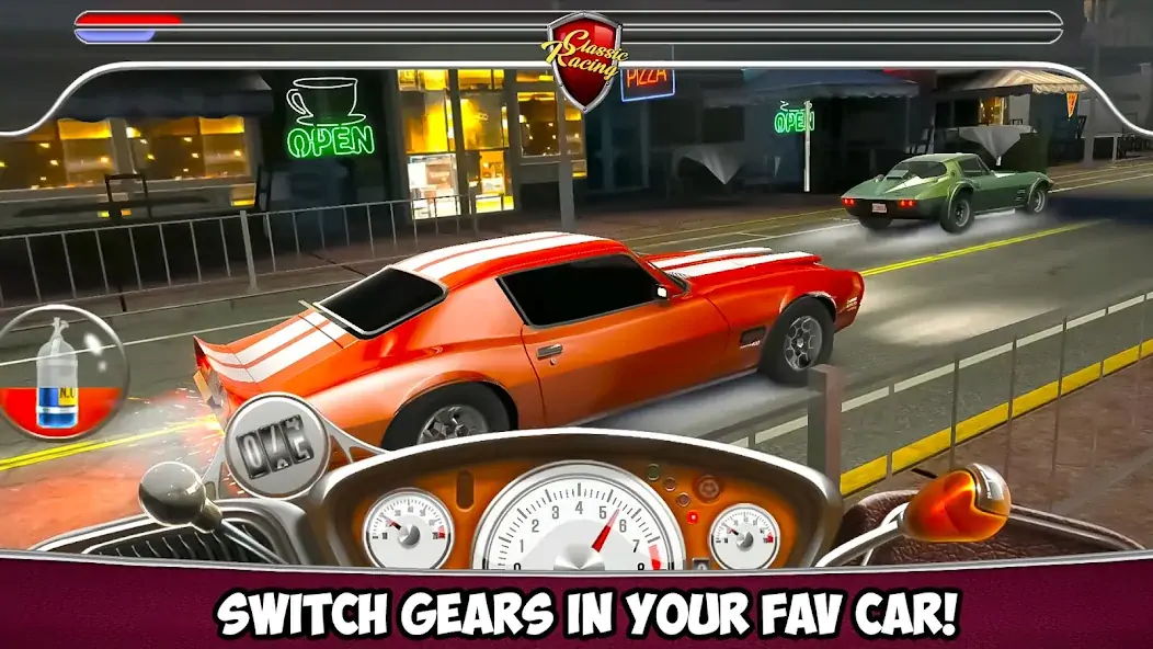 Download Classic Drag Racing Car Game [MOD, Unlimited money/coins] + Hack [MOD, Menu] for Android