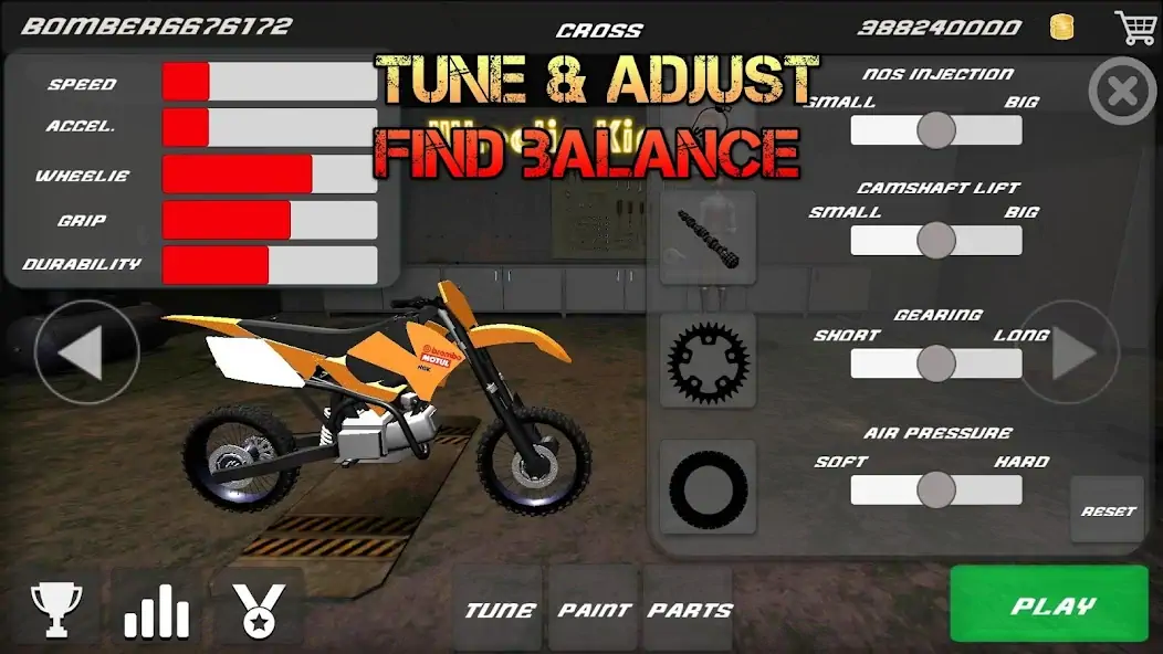 Download Wheelie King 2 - manual gears [MOD, Unlimited money] + Hack [MOD, Menu] for Android