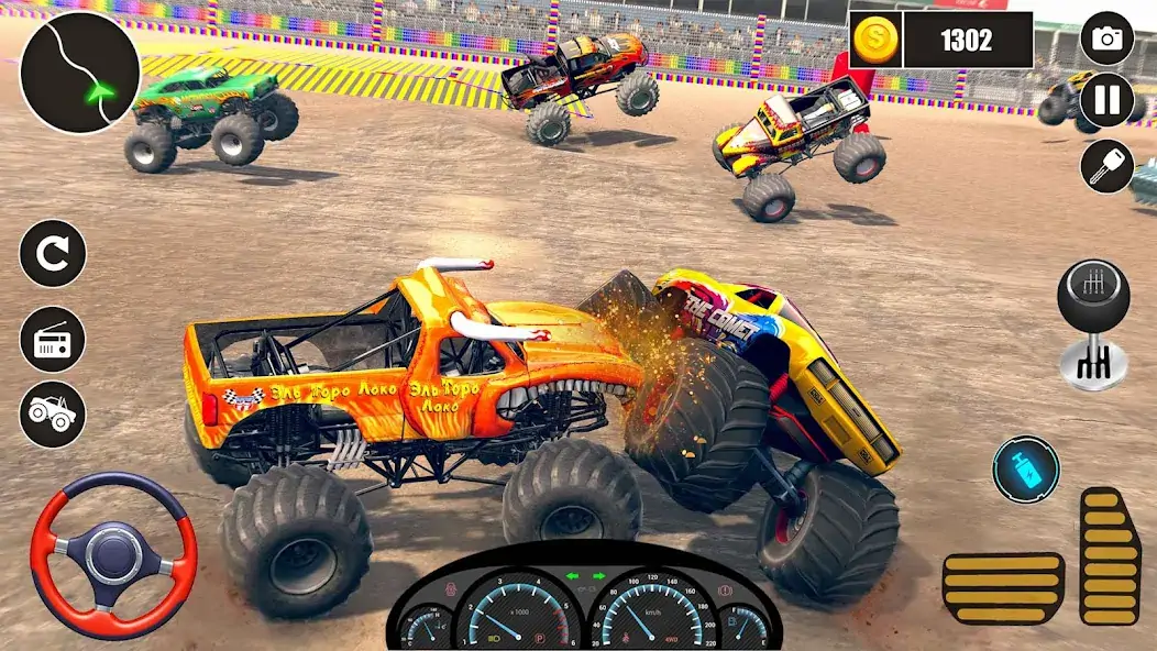 Download Monster Truck Demolition Crash [MOD, Unlimited money/gems] + Hack [MOD, Menu] for Android