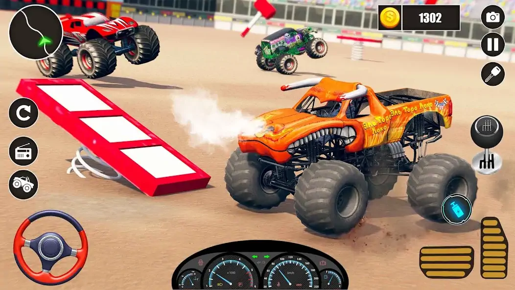 Download Monster Truck Demolition Crash [MOD, Unlimited money/gems] + Hack [MOD, Menu] for Android