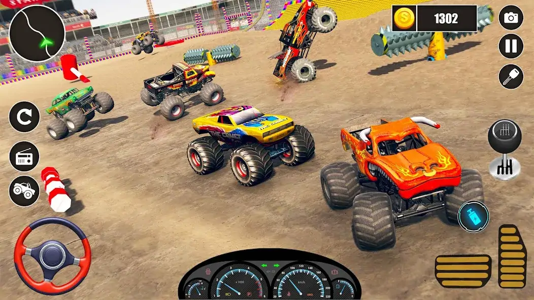 Download Monster Truck Demolition Crash [MOD, Unlimited money/gems] + Hack [MOD, Menu] for Android