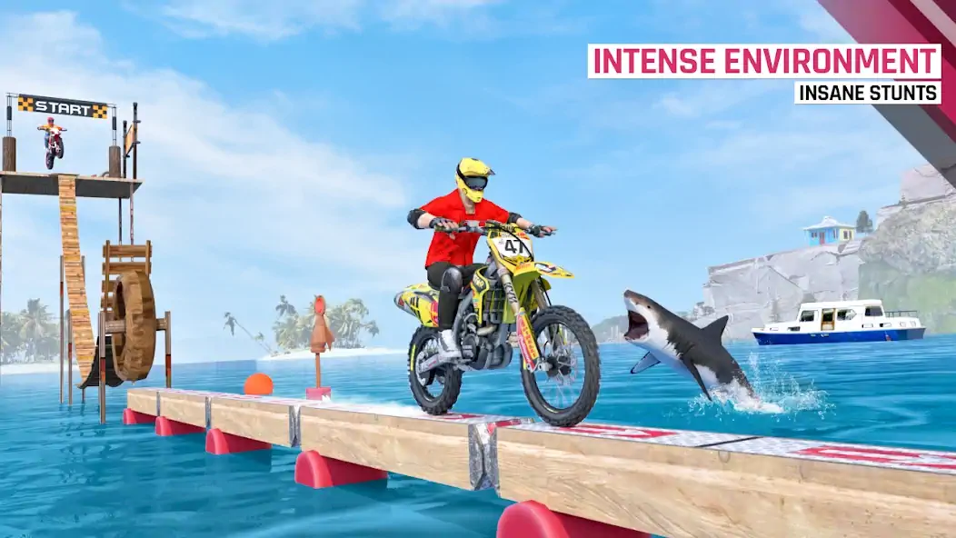 Download Bike Stunt Games 3d Bike Games [MOD, Unlimited coins] + Hack [MOD, Menu] for Android