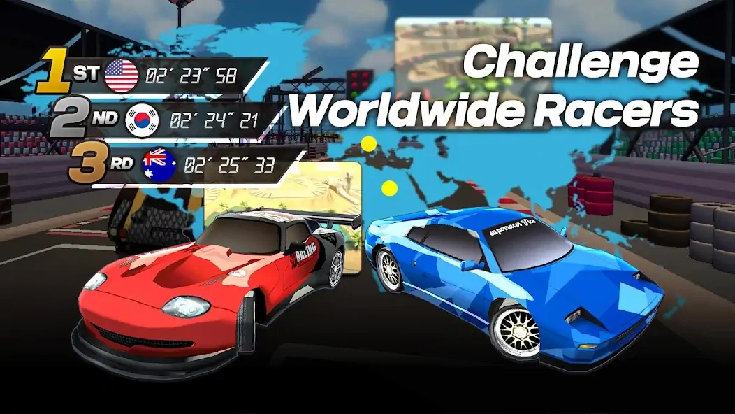 Download Drift Rally Boost ON [MOD, Unlimited money/gems] + Hack [MOD, Menu] for Android