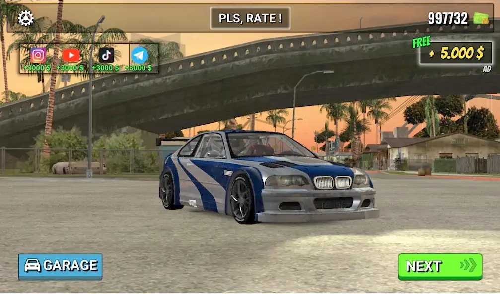Download GT San Andreas City [MOD, Unlimited coins] + Hack [MOD, Menu] for Android
