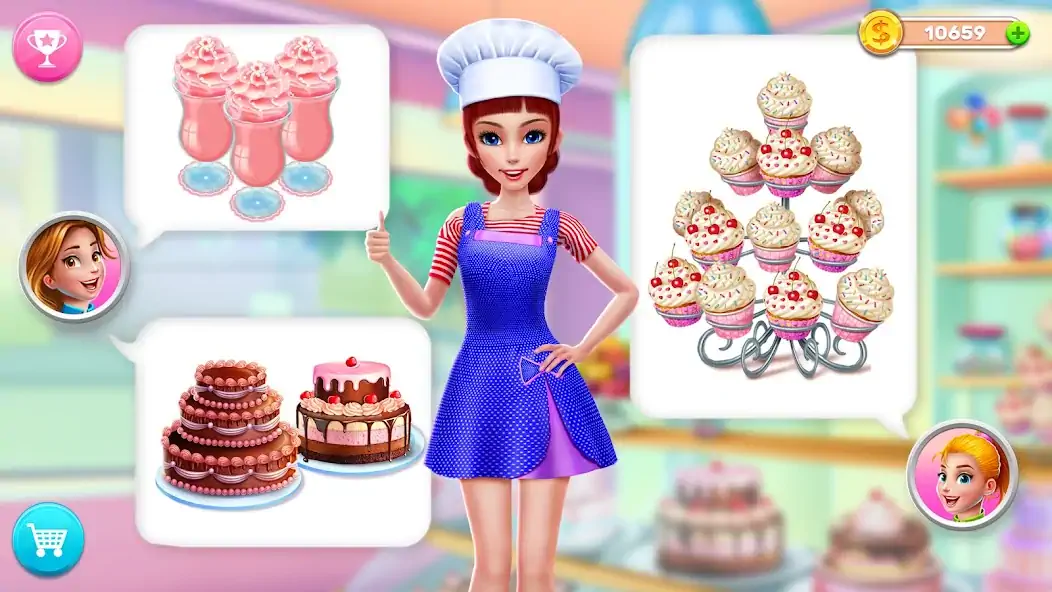 Download My Bakery Empire: Bake a Cake [MOD, Unlimited money/coins] + Hack [MOD, Menu] for Android