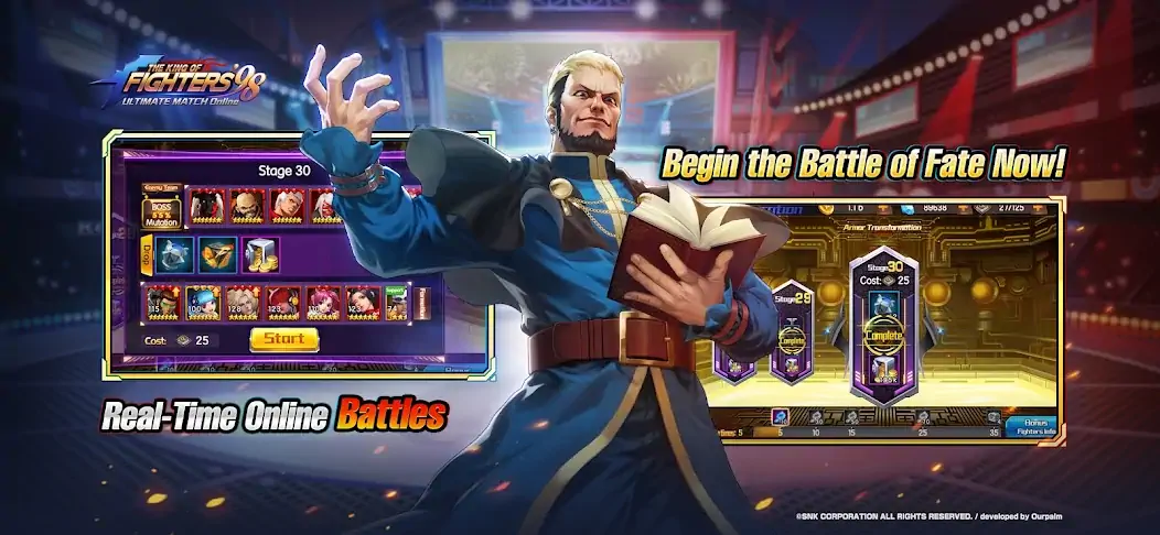 Download The King of Fighters '98UM OL [MOD, Unlimited coins] + Hack [MOD, Menu] for Android