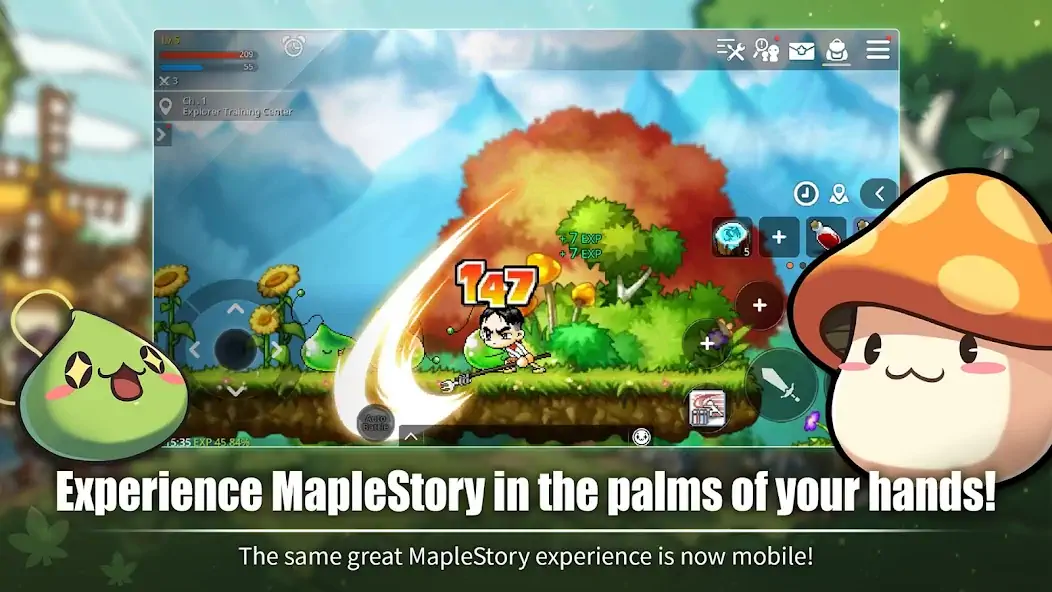 Download MapleStory M - Fantasy MMORPG [MOD, Unlimited money] + Hack [MOD, Menu] for Android