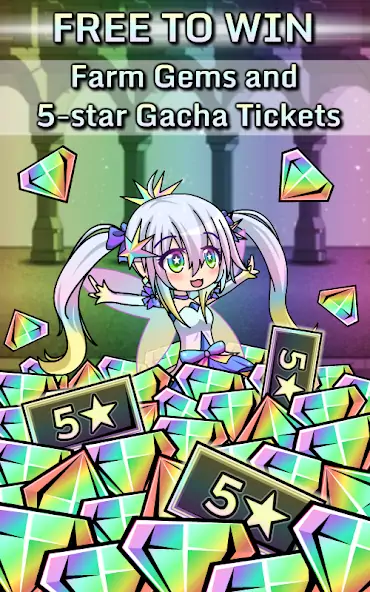 Download Gacha World [MOD, Unlimited money/coins] + Hack [MOD, Menu] for Android