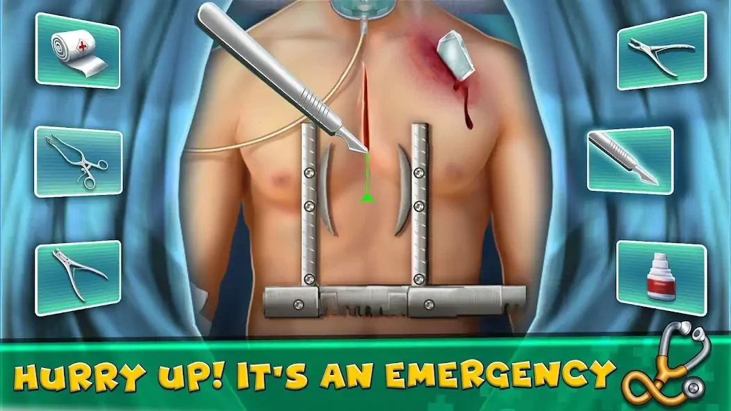 Download Surgeon Simulator Doctor Games [MOD, Unlimited coins] + Hack [MOD, Menu] for Android