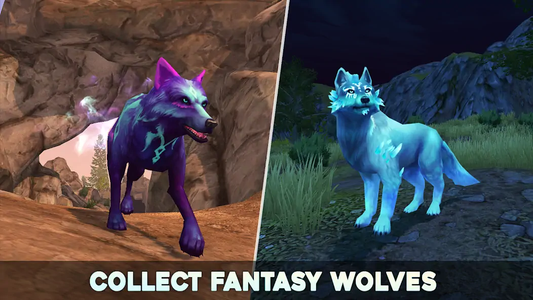 Download Wolf Tales - Wild Animal Sim [MOD, Unlimited money/gems] + Hack [MOD, Menu] for Android
