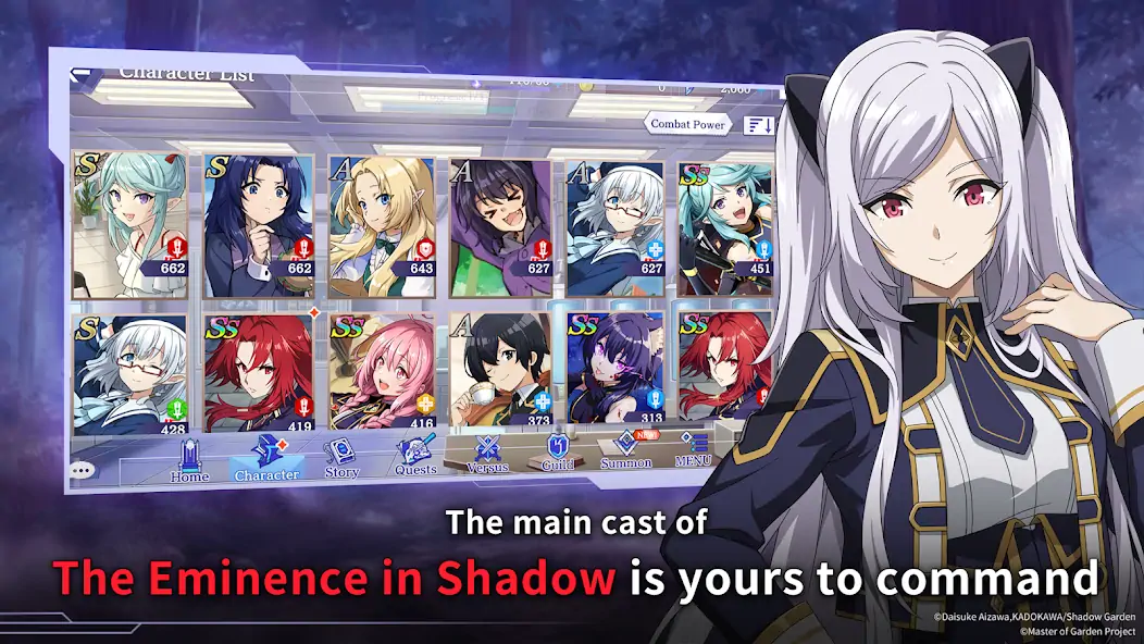 Download The Eminence in Shadow RPG [MOD, Unlimited coins] + Hack [MOD, Menu] for Android