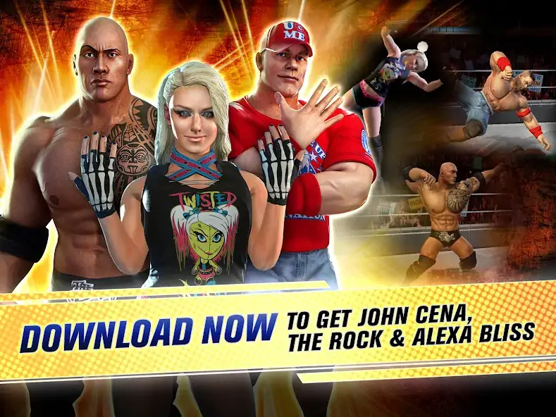 Download WWE Champions [MOD, Unlimited money/gems] + Hack [MOD, Menu] for Android