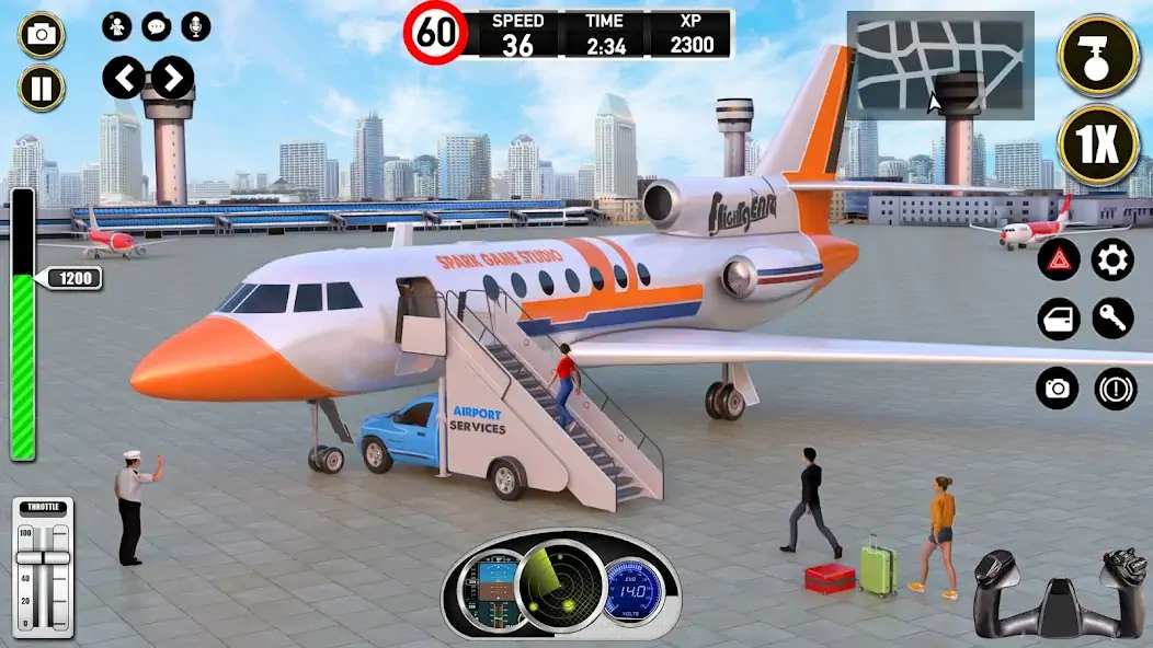 Download Plane Pilot Flight Simulator [MOD, Unlimited money] + Hack [MOD, Menu] for Android