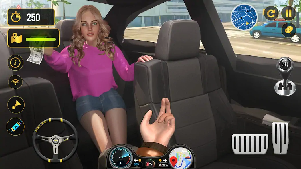 Download Taxi Games Car Simulator 3D [MOD, Unlimited money/coins] + Hack [MOD, Menu] for Android