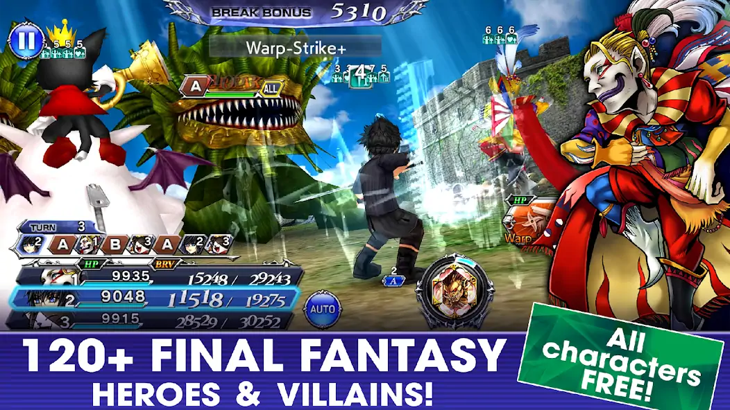 Download DISSIDIA FINAL FANTASY OO [MOD, Unlimited money] + Hack [MOD, Menu] for Android
