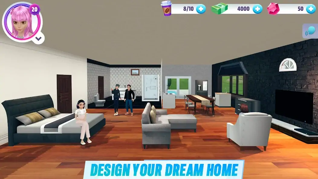Download Virtual Sim Story: Home & Life [MOD, Unlimited money] + Hack [MOD, Menu] for Android