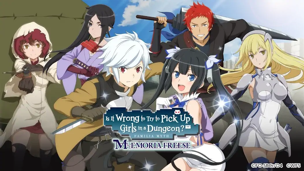 Download DanMachi - MEMORIA FREESE [MOD, Unlimited coins] + Hack [MOD, Menu] for Android