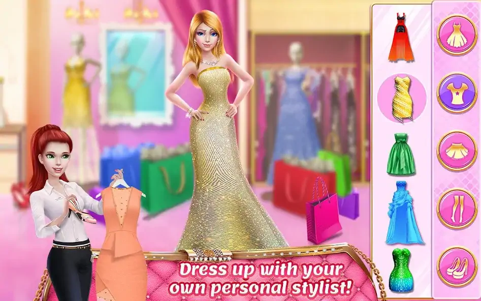 Download Rich Girl Mall - Shopping Game [MOD, Unlimited money/gems] + Hack [MOD, Menu] for Android
