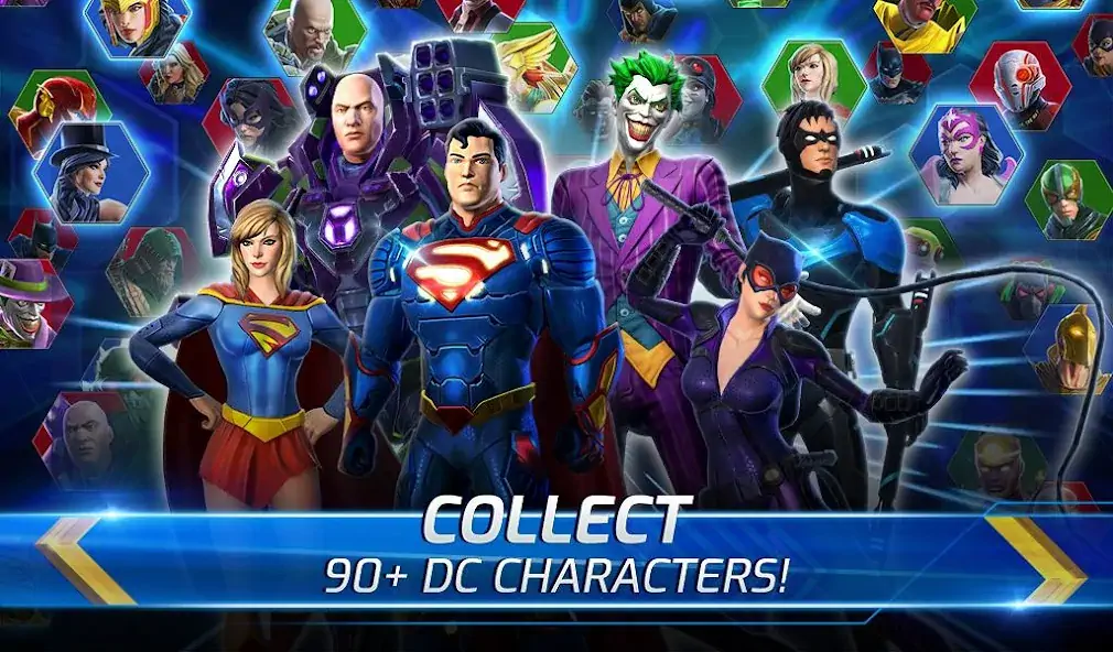 Download DC Legends: Fight Super Heroes [MOD, Unlimited coins] + Hack [MOD, Menu] for Android