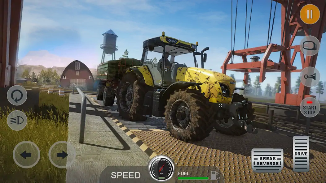 Download Village Driving Tractor Games [MOD, Unlimited money] + Hack [MOD, Menu] for Android