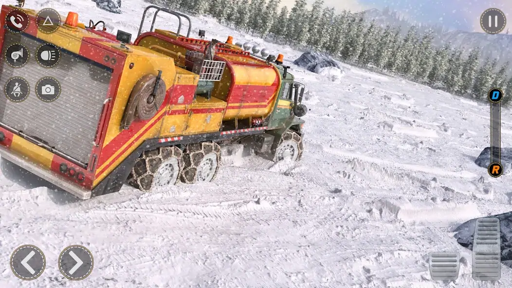 Download Offroad Snow Mud Truck Runner [MOD, Unlimited coins] + Hack [MOD, Menu] for Android
