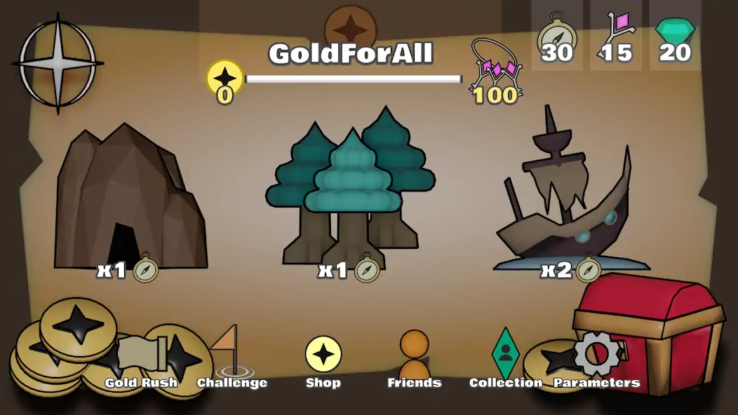Download Gold For All [MOD, Unlimited money/gems] + Hack [MOD, Menu] for Android