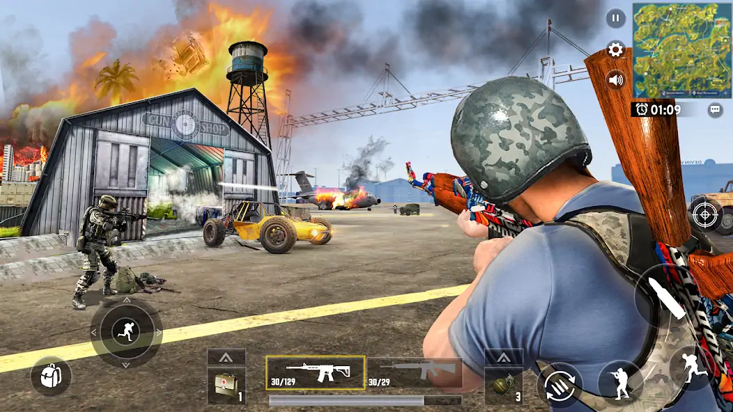 Download Army Commando FPS Shooting 3d [MOD, Unlimited coins] + Hack [MOD, Menu] for Android