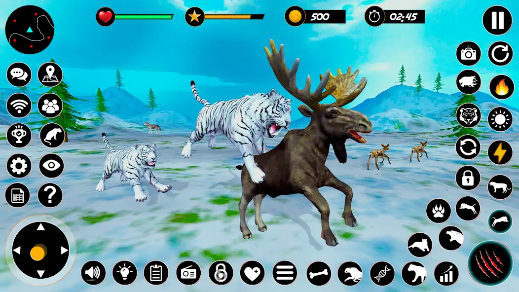 Download White Tiger Family Life Sim [MOD, Unlimited money/gems] + Hack [MOD, Menu] for Android