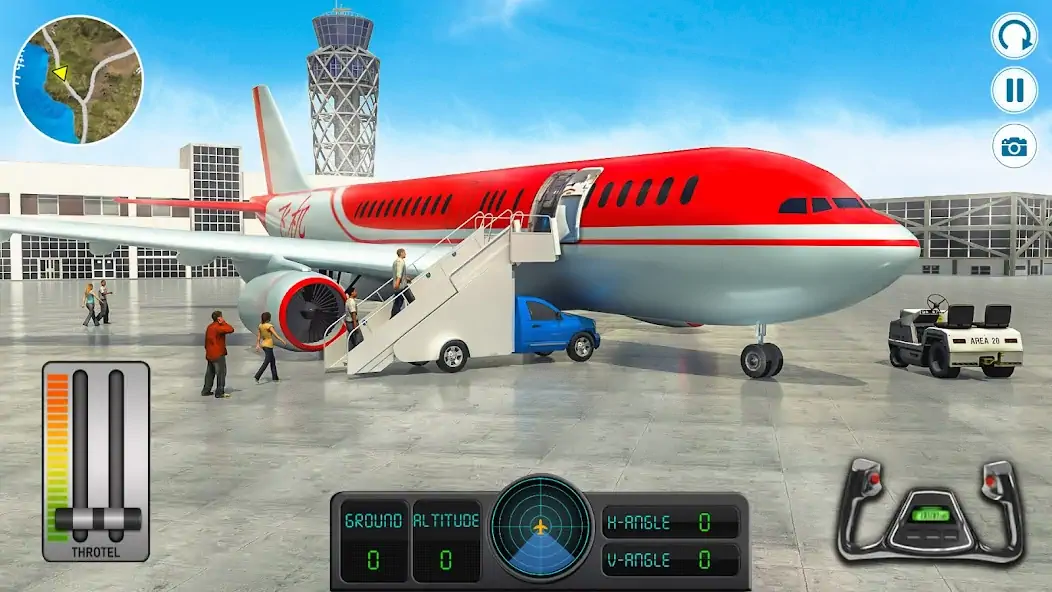 Download Airplane Simulator- Plane Game [MOD, Unlimited money/coins] + Hack [MOD, Menu] for Android