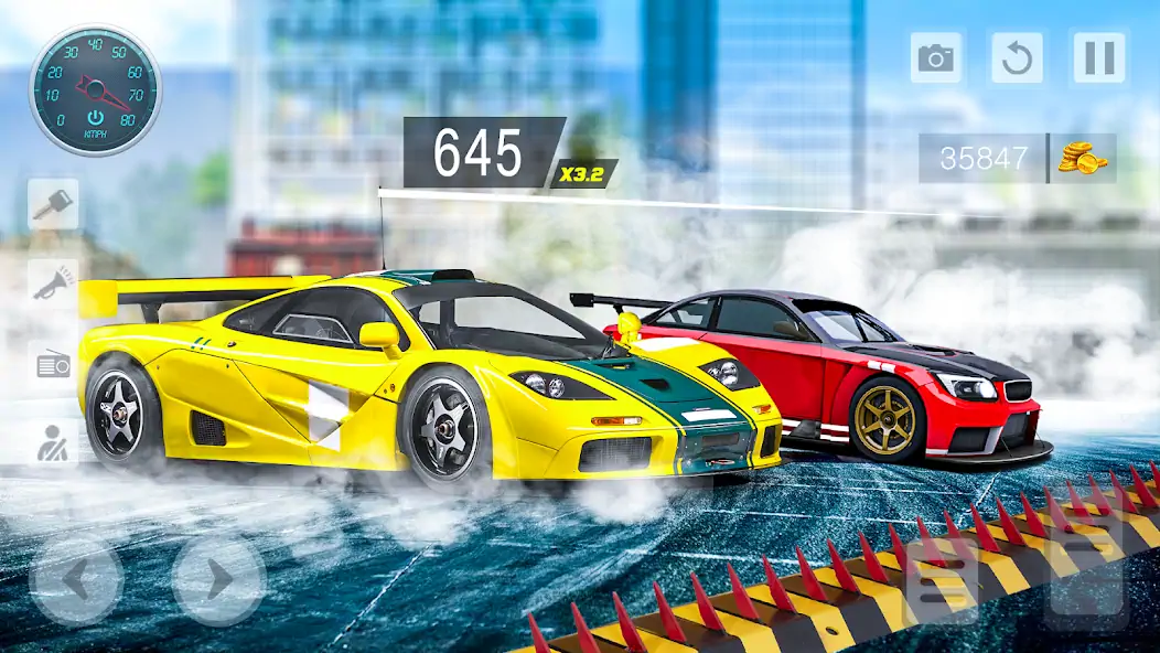 Download Crazy Car Drift Racing Game [MOD, Unlimited coins] + Hack [MOD, Menu] for Android