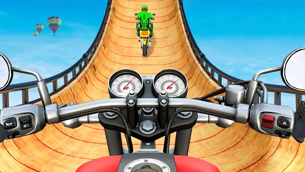 Download Bike Stunt Race 3D: Bike Games [MOD, Unlimited money] + Hack [MOD, Menu] for Android