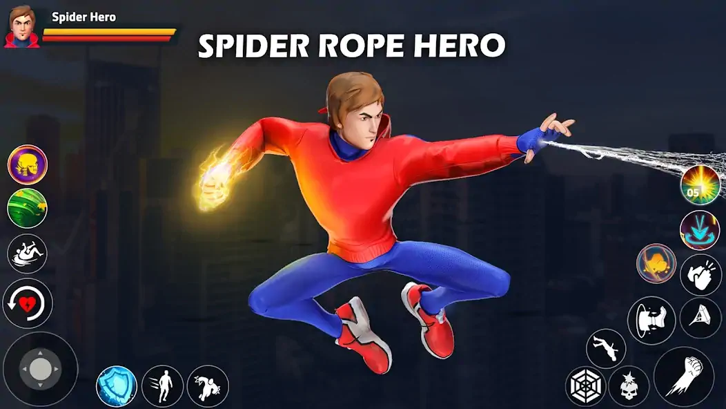Download Spider Rope Hero: Gang War [MOD, Unlimited money] + Hack [MOD, Menu] for Android