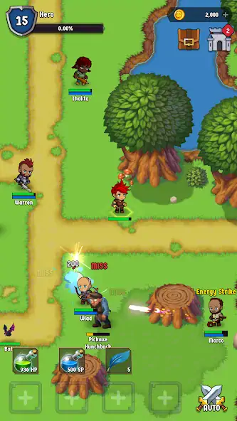 Download The Walking Hero -Idle RPG MMO [MOD, Unlimited money/coins] + Hack [MOD, Menu] for Android