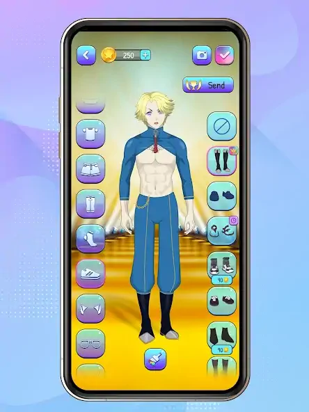 Download Anime Boys Dress Up Games [MOD, Unlimited money] + Hack [MOD, Menu] for Android