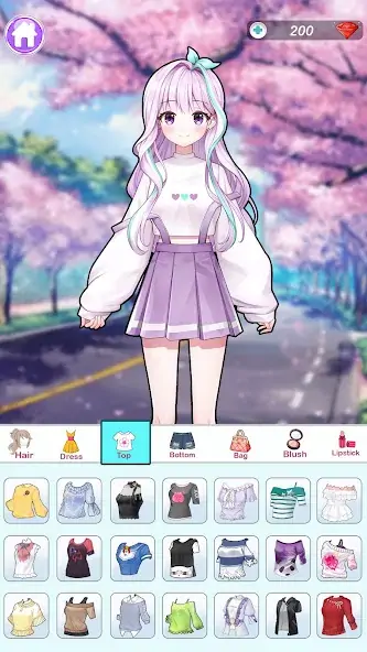 Download Makeover Anime Dress Up Games [MOD, Unlimited money/coins] + Hack [MOD, Menu] for Android
