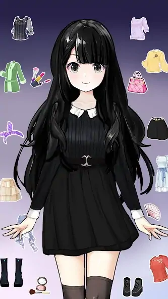 Download Makeover Anime Dress Up Games [MOD, Unlimited money/coins] + Hack [MOD, Menu] for Android