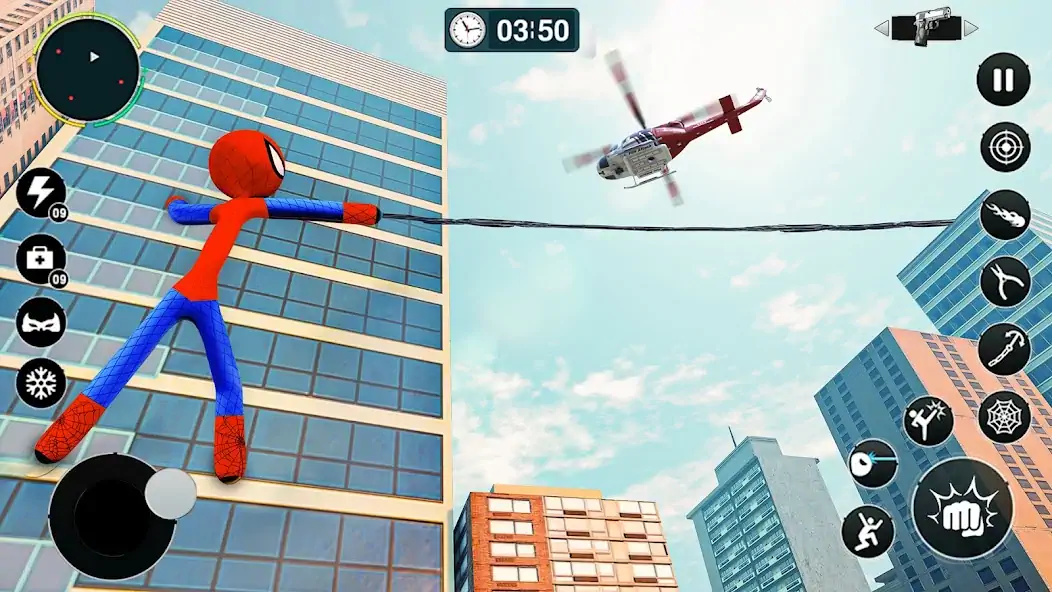 Download Flying Spider Rope Hero Games [MOD, Unlimited money] + Hack [MOD, Menu] for Android