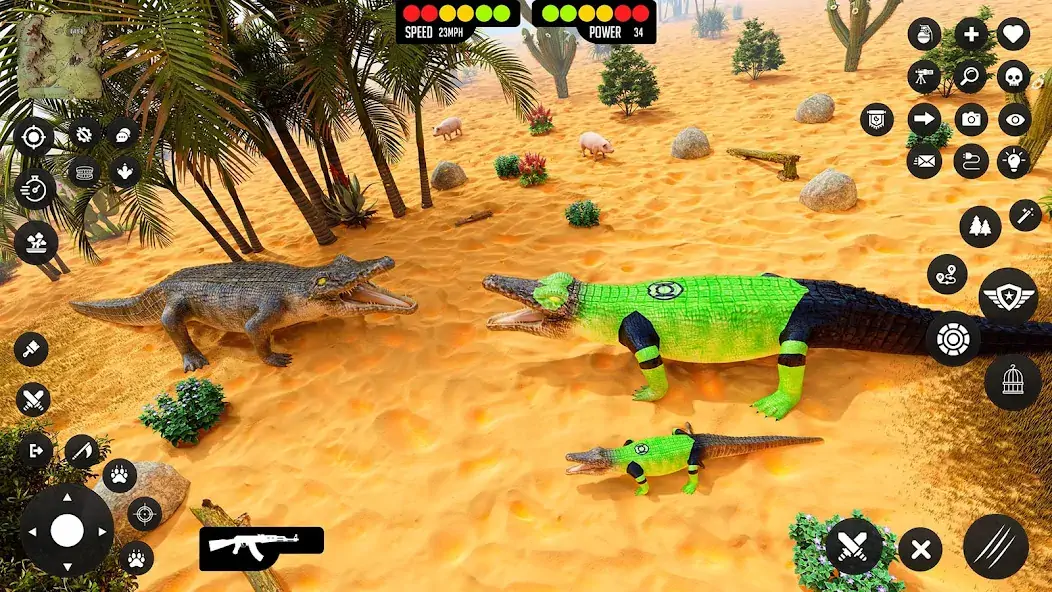Download Crocodile Games Animal Sim 3D [MOD, Unlimited money/coins] + Hack [MOD, Menu] for Android