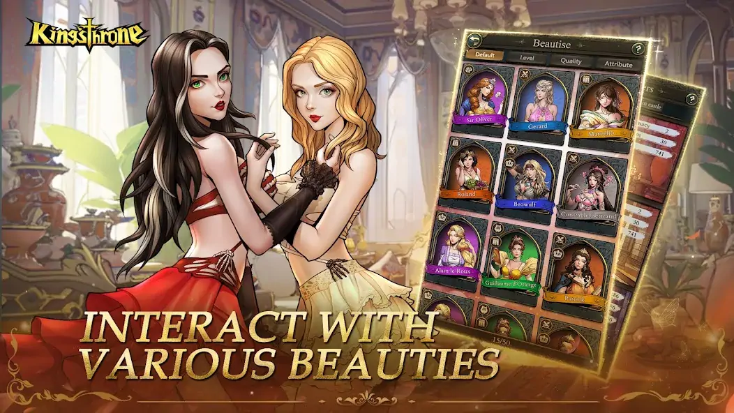 Download King's Throne: Royal Delights [MOD, Unlimited coins] + Hack [MOD, Menu] for Android