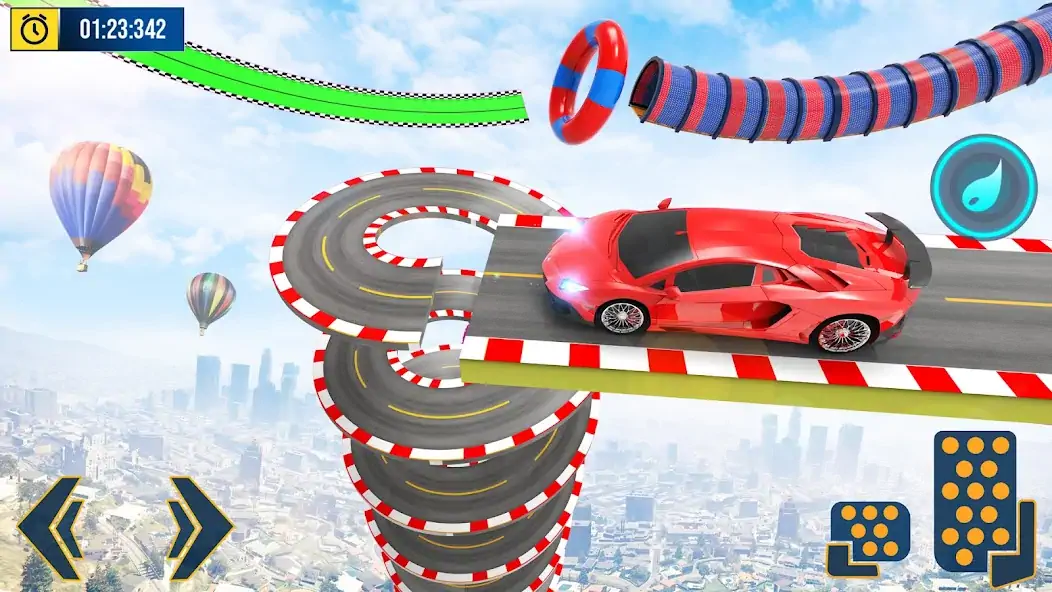 Download Crazy Car Stunt: Car Games 3D [MOD, Unlimited money/gems] + Hack [MOD, Menu] for Android