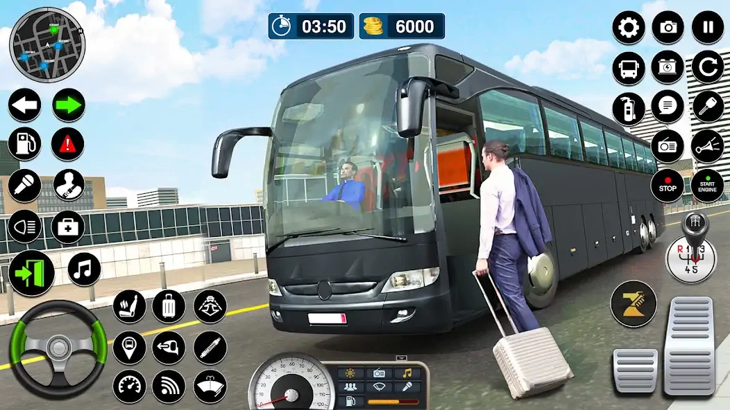 Download Bus Simulator Game: Coach Game [MOD, Unlimited money/coins] + Hack [MOD, Menu] for Android